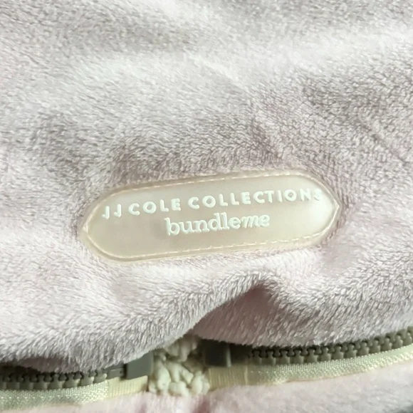 JJ COLE Toddler / Baby Large Bundle Me Cozy Pink and Cream Stroller Footmuff - Picture 3 of 5